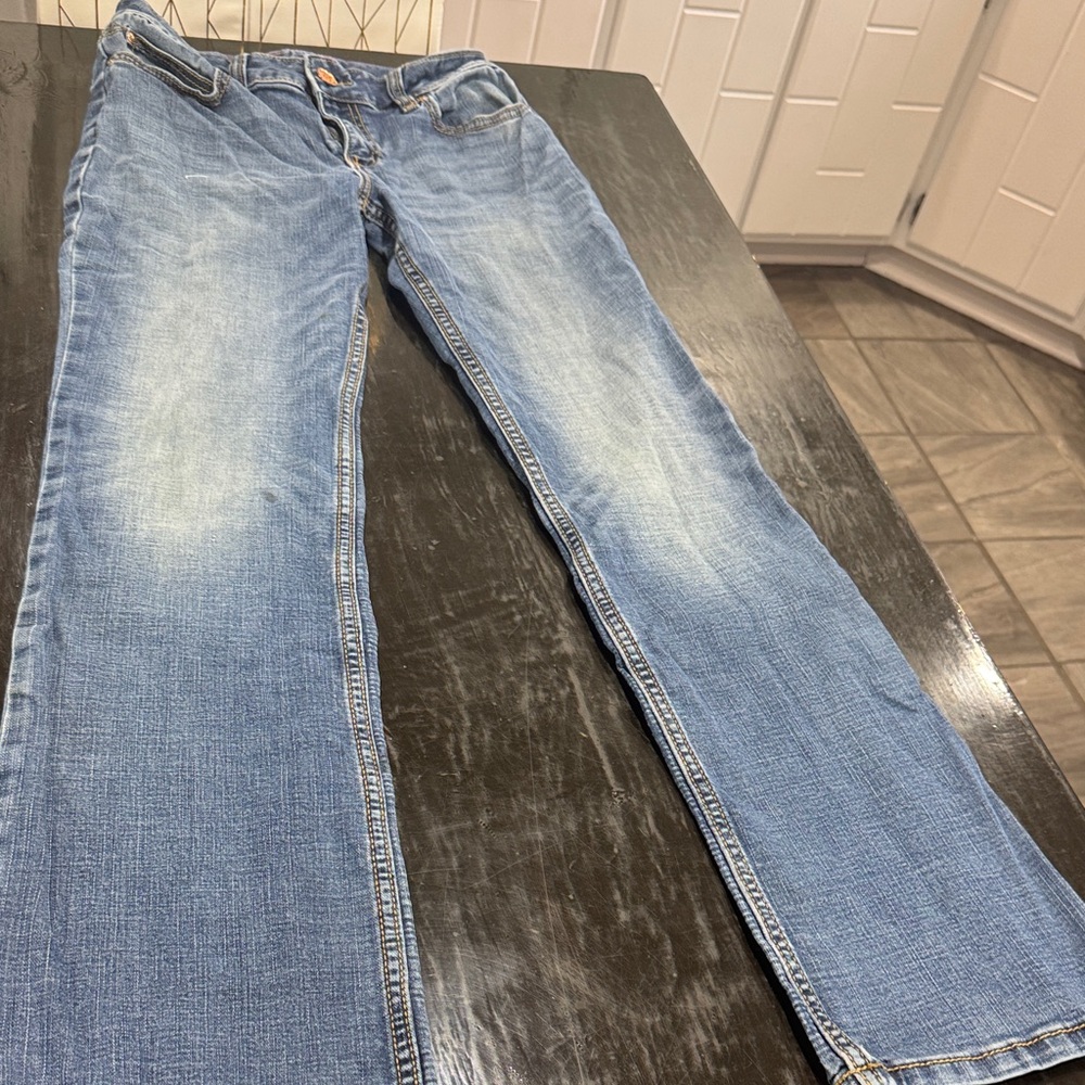 Wrangler Men's Light Blue Bootcut Jeans